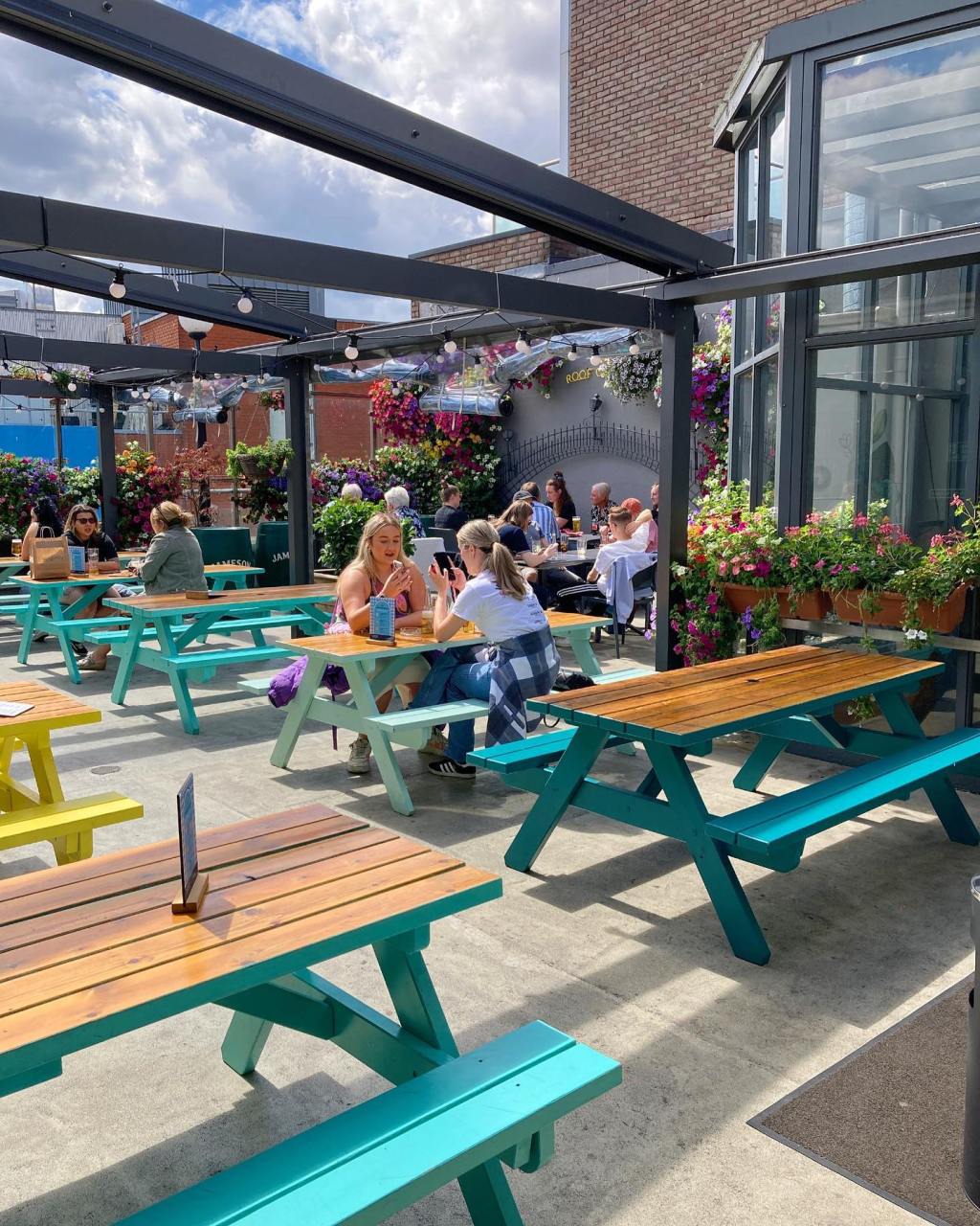 The Temple Bar pub with a rooftop beer garden perfect for&nbsp;summer