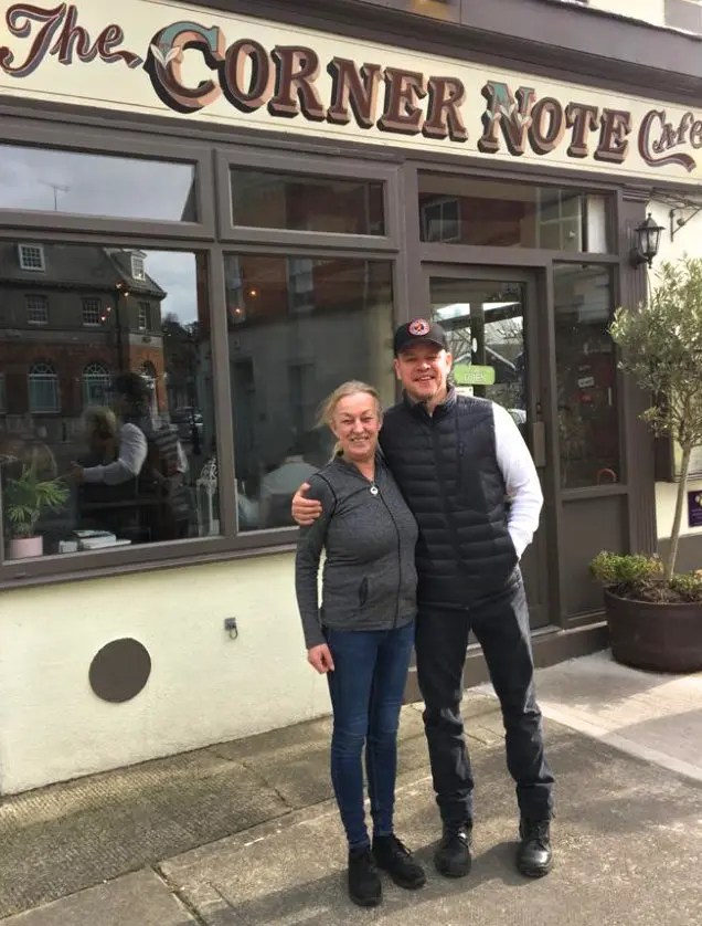Matt Damon in Dalkey 