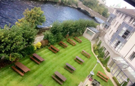 Jury's Inn beer garden, Galway