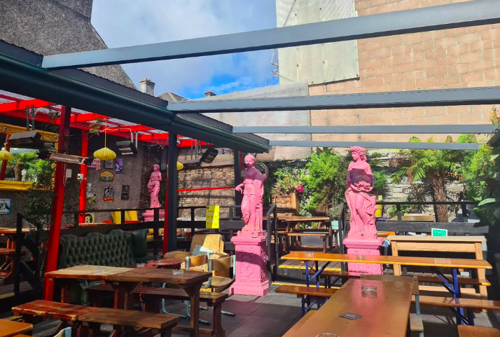 Fionbarras beer garden in Cork city 