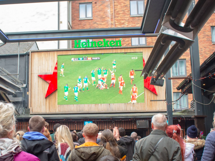 The Living Room beer garden in Dublin